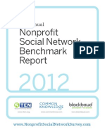 2012 Nonprofit Social Networking Benchmark Report