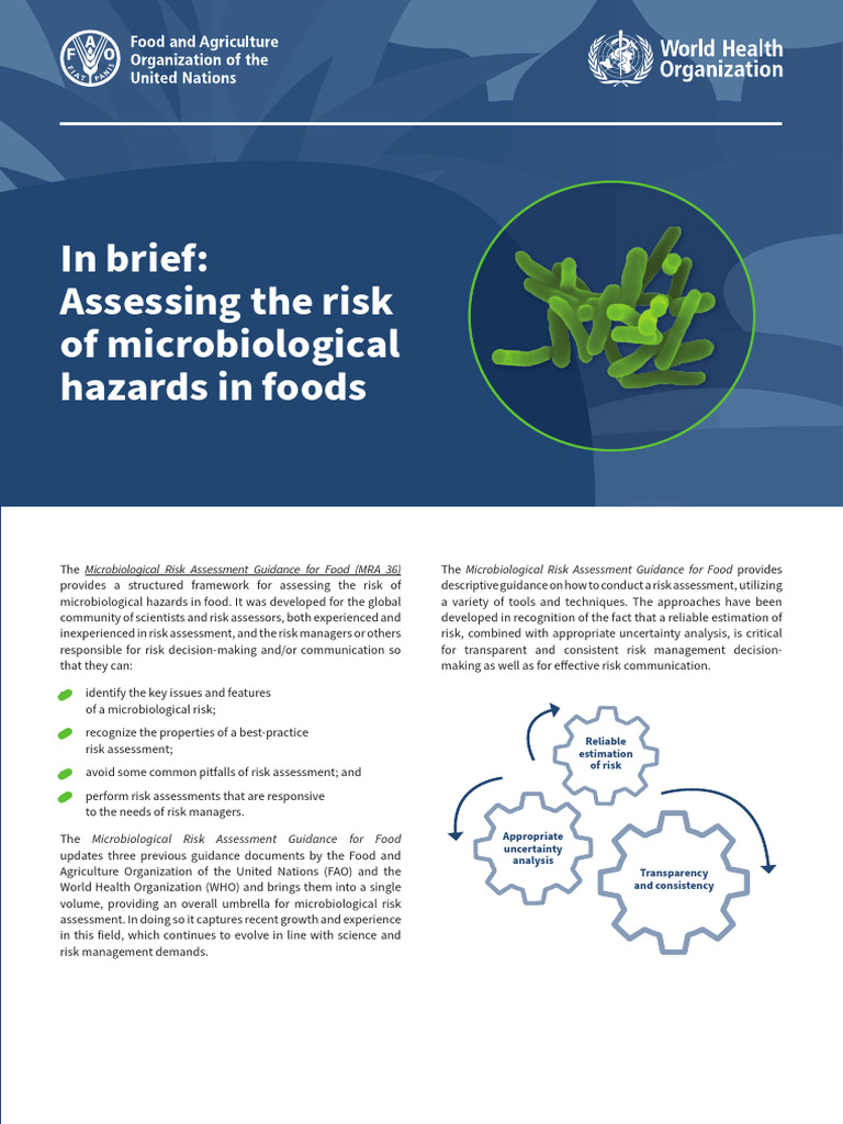 Microbiological Risk Assessment Guide | PDF | Risk | Risk Assessment