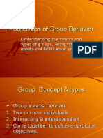 Foundation of Group Behavior