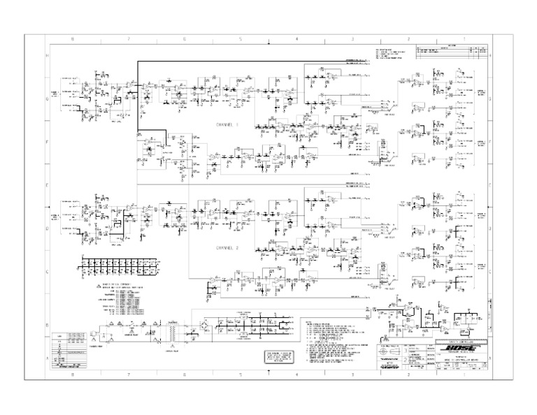 Bose 802 C II sd172175 1 Schematics | PDF