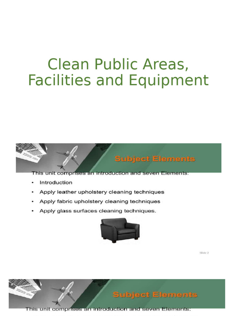 Cleanliness in Public Facilities | PDF