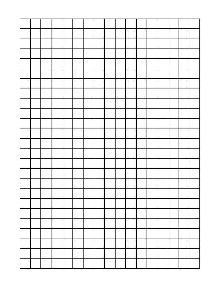 Math Graph Paper Template PDF | PDF