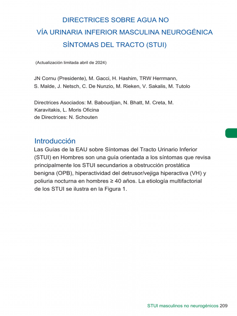 Directrices sobre STUI en hombres | PDF | Antígeno específico de la ...