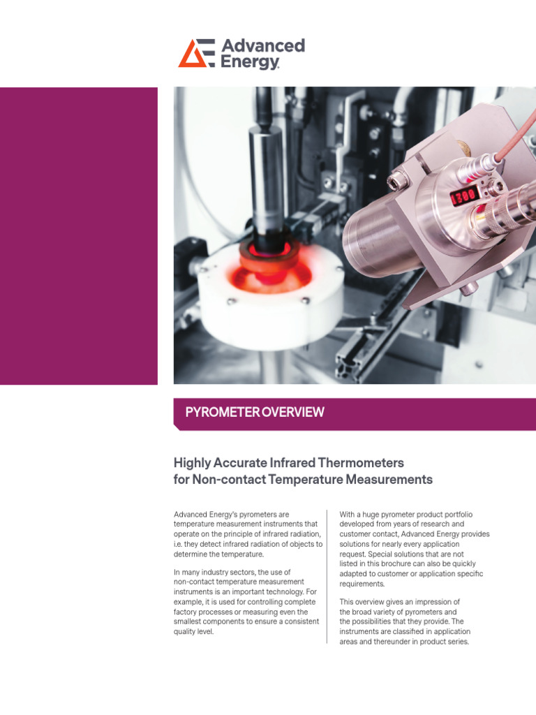 Pyrometry Management Software Overview | PDF | Infrared | Thermography