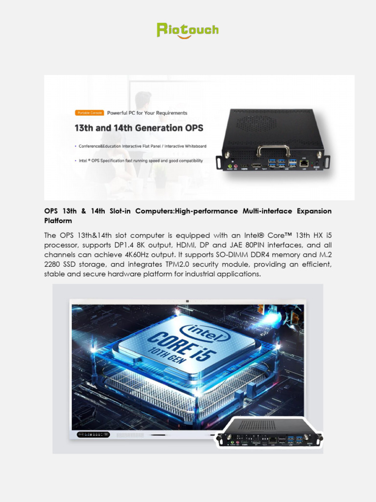 OPS 13th & 14th Slot Computer Overview | PDF