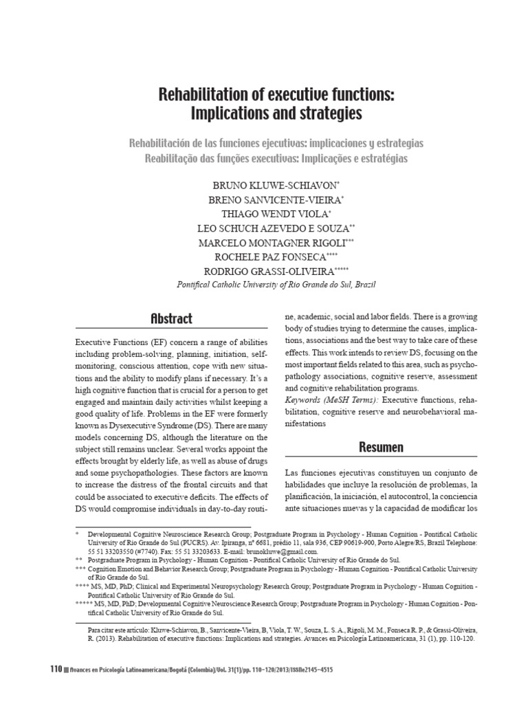 Neurobehavioral Manifestations of EF | PDF | Executive Functions | Dementia