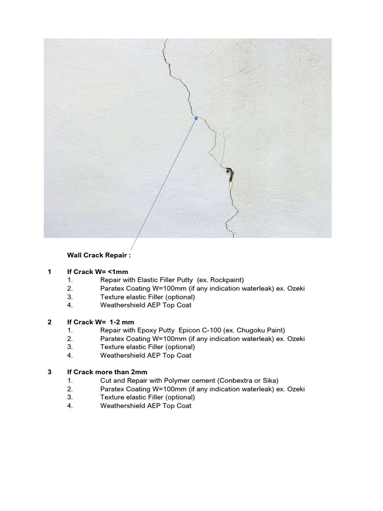 Crack Wall Repair | PDF
