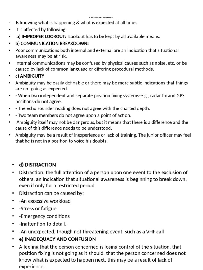 Enhancing Situational Awareness | PDF | Situation Awareness