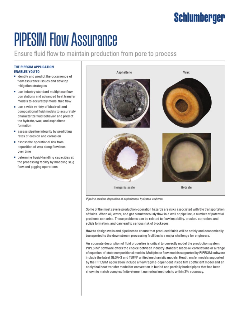 Pipesim Flow Assurance Ps | PDF