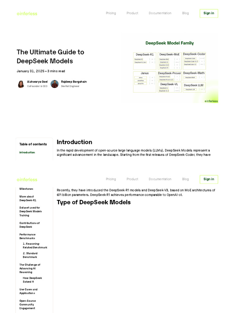 DeepSeek AI - Advancing Open-Source LLMs With MoE & Reinforcement ...