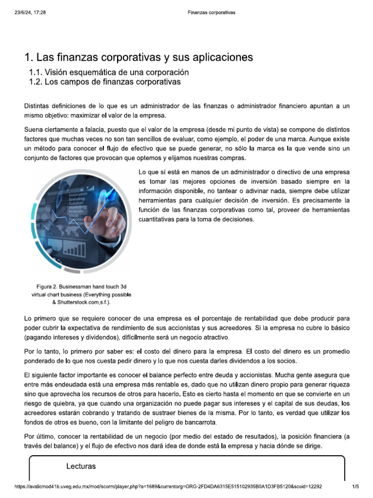 Las Finanzas Corporativas y Sus Aplicaciones | PDF