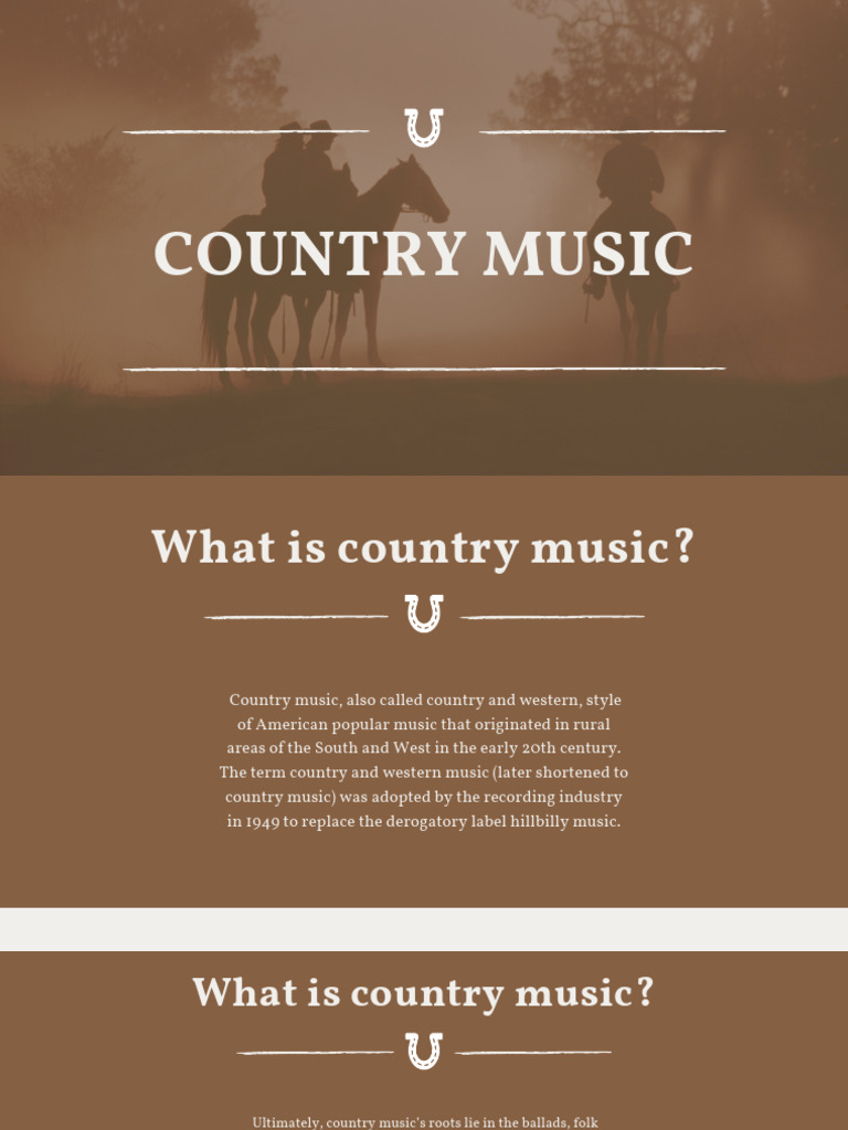 Understanding Country Music's Roots | PDF | Country Music | Musicology