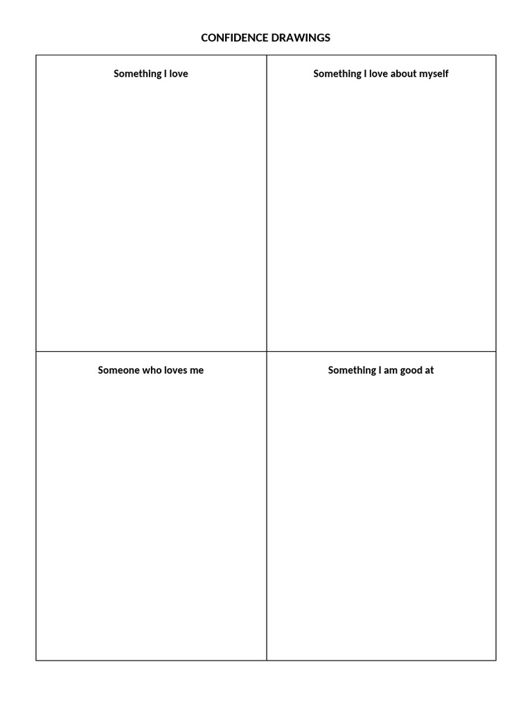 Confidence Drawings | PDF