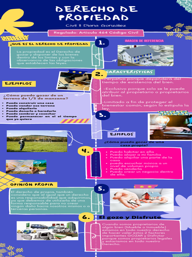 Derecho de Propiedad INFOGRAFIA | PDF | Propiedad | Justicia