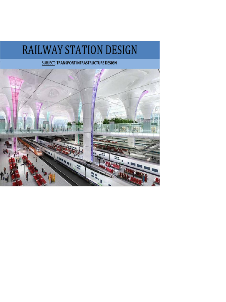 2.Railway Station Design | PDF | Rail Transport | Train Station