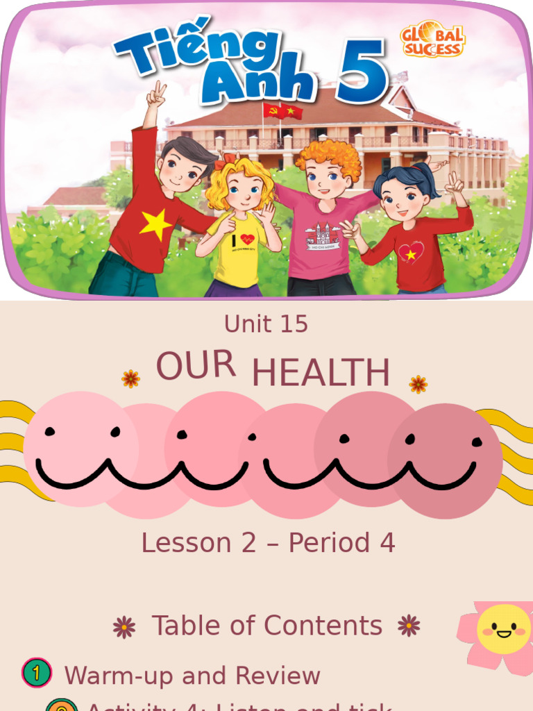 Unit 15 Lesson 2: Health Activities | PDF