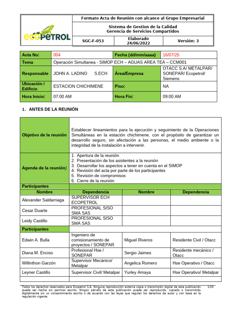 Simop Otacc - Metalpar - Sonepar - Siemens Area Tea | PDF | Gestión de ...