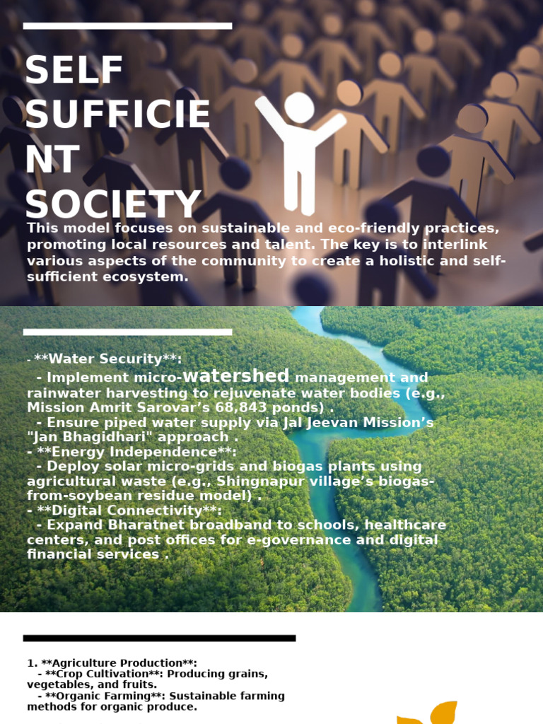 Self Sufficient Society | PDF