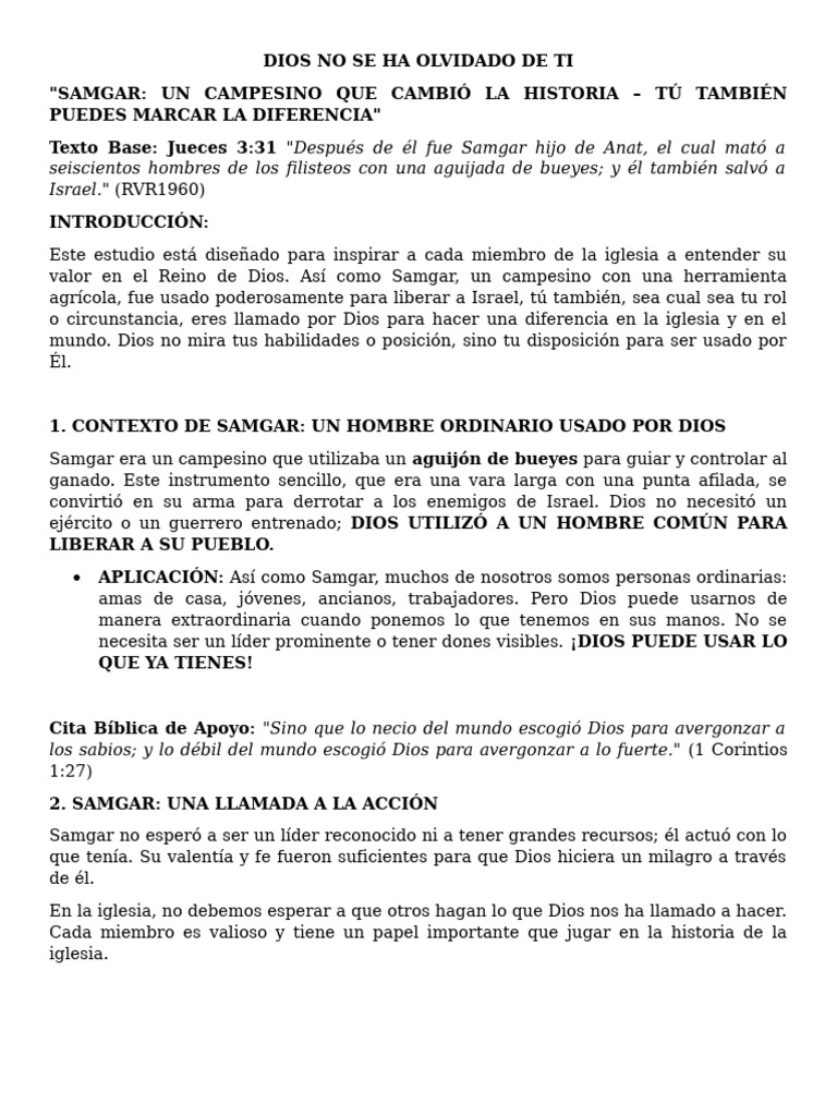 Samgar: Inspírate para Hacer la Diferencia | PDF | Creencia religiosa y ...