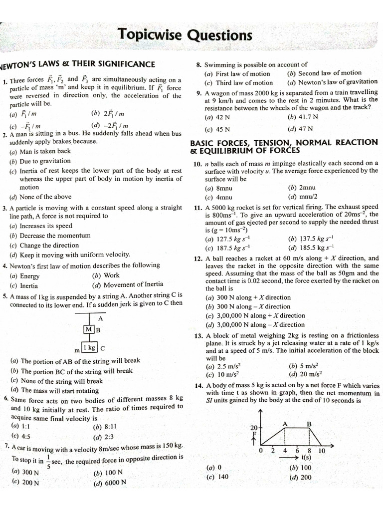 11 Chapter 5 and 6 Neet PW | PDF