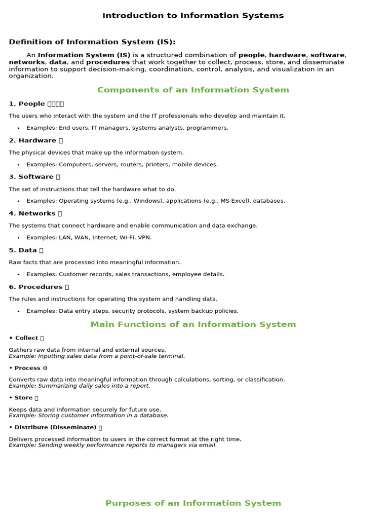 Overview of Information Systems Components | PDF | Malware | Security