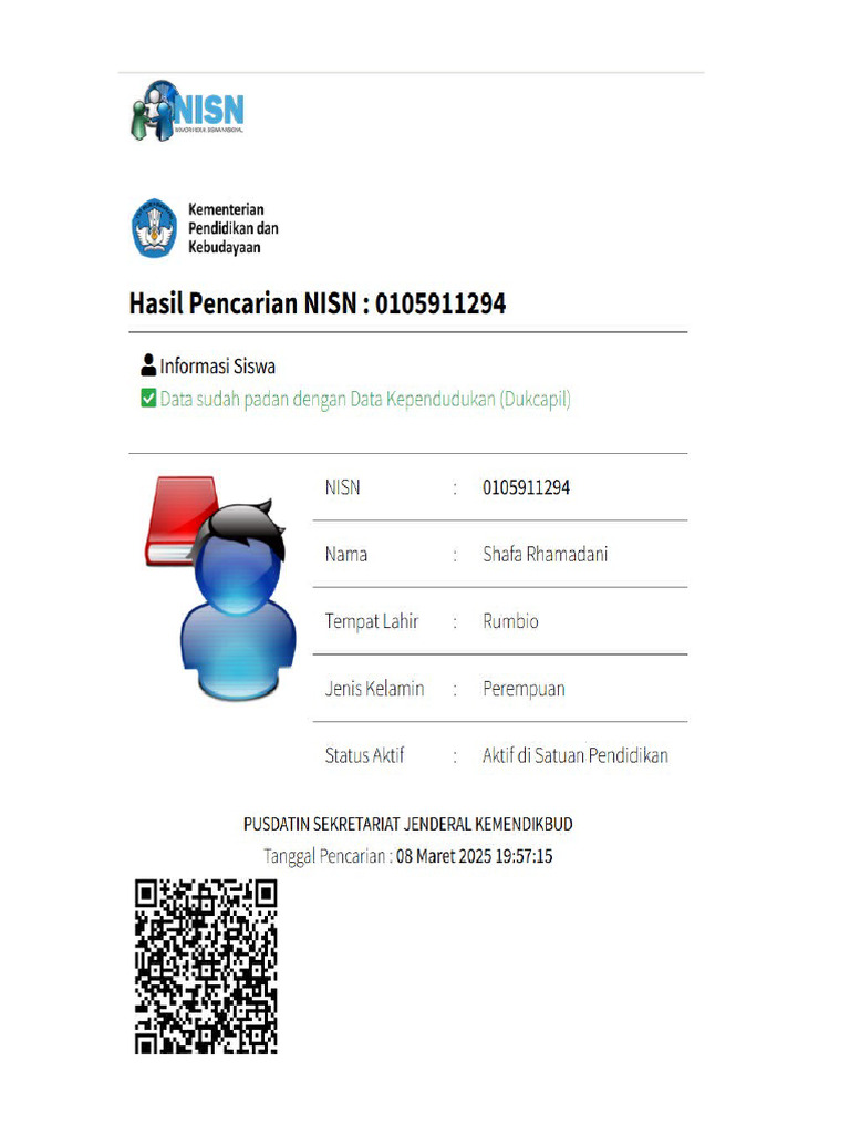Nisn Shafa | PDF