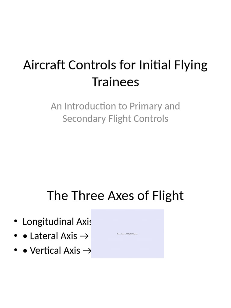 Aircraft Controls With Images | PDF