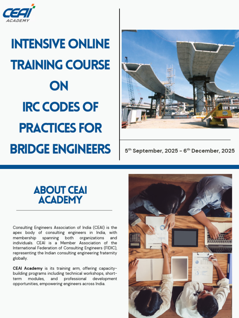 IRC Bridge Codes Online Training Course | PDF | Civil Engineering ...