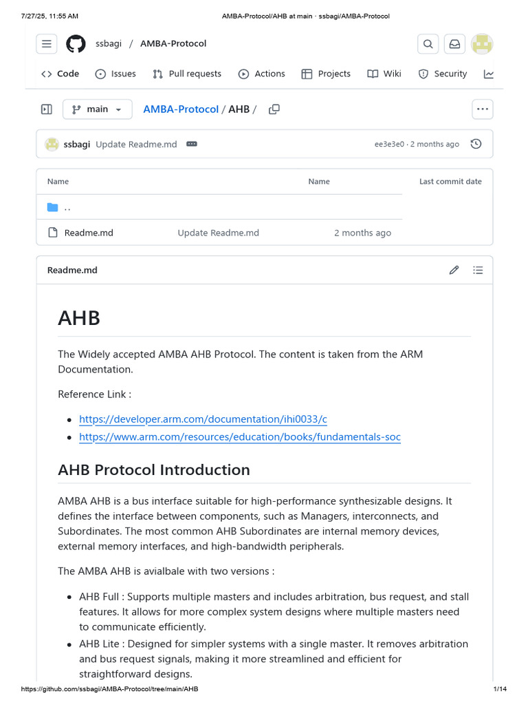 Overview of AMBA AHB Protocol | PDF | Computer Engineering | Digital ...