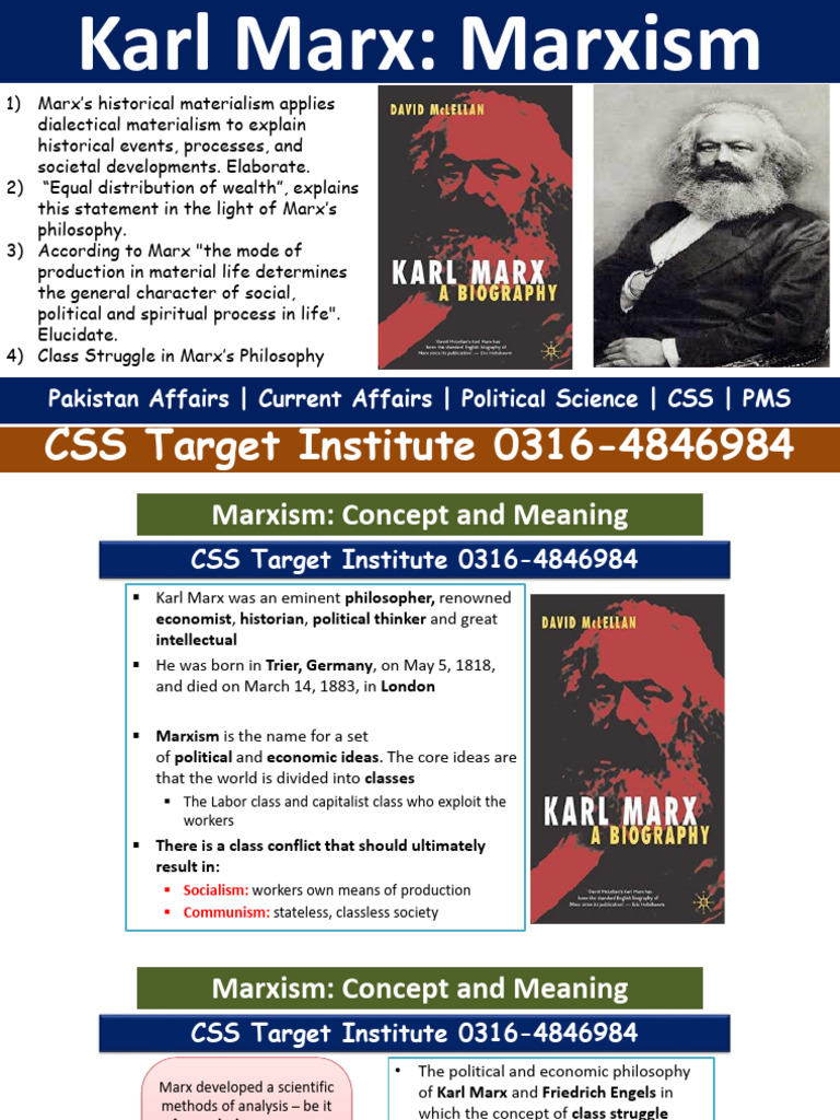 Understanding Marxism and Its Impact | PDF | Marxism | Karl Marx