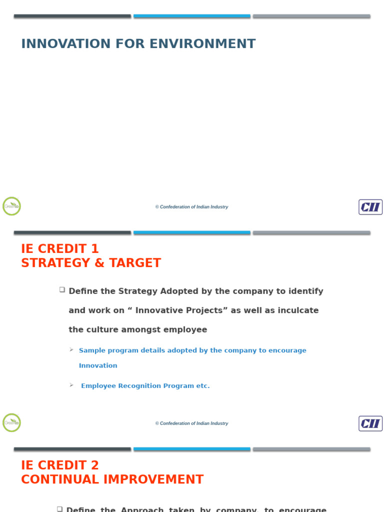 Innovation Strategies for Environmental Improvement | PDF