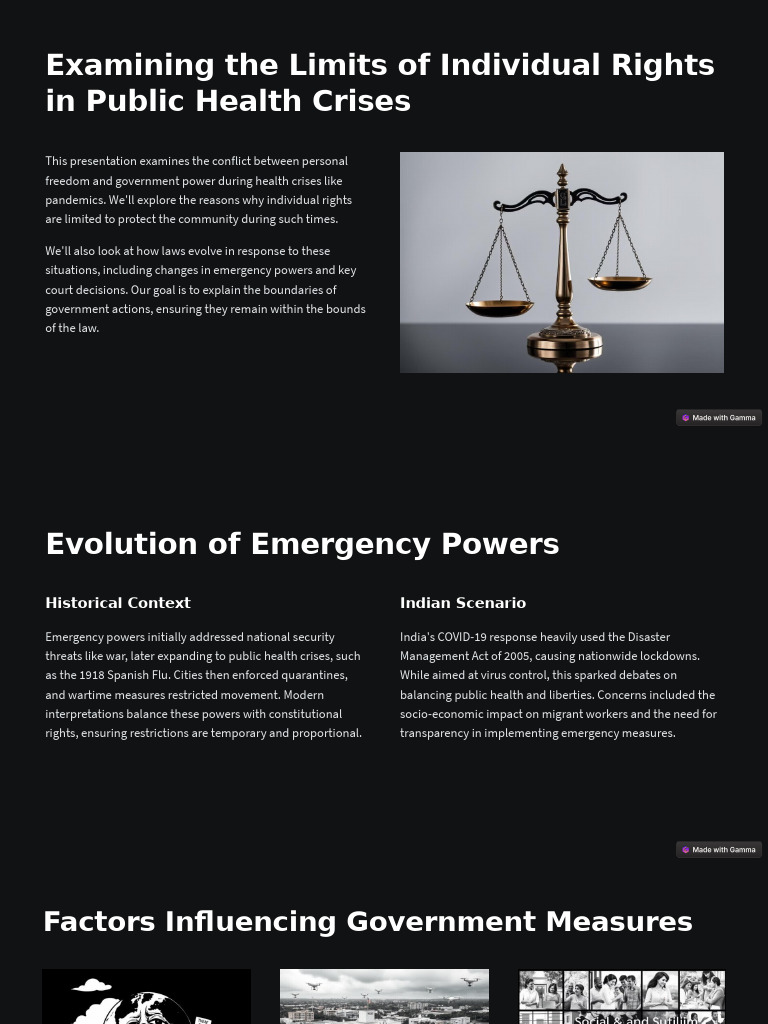 Balancing Rights in Health Crises | PDF | Public Health | State Of ...