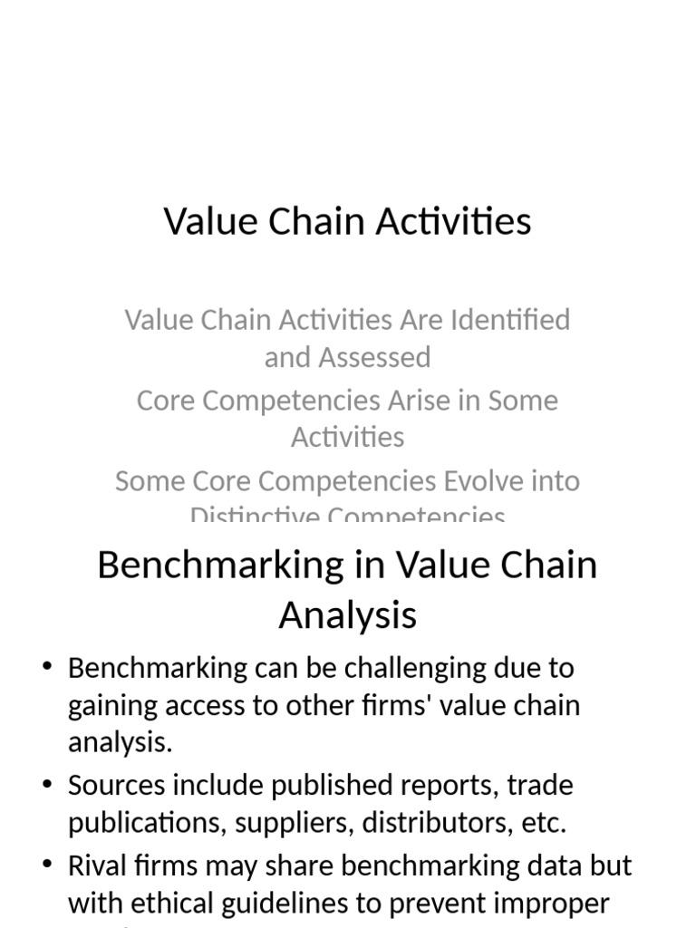 Value Chain Analysis Presentation | PDF