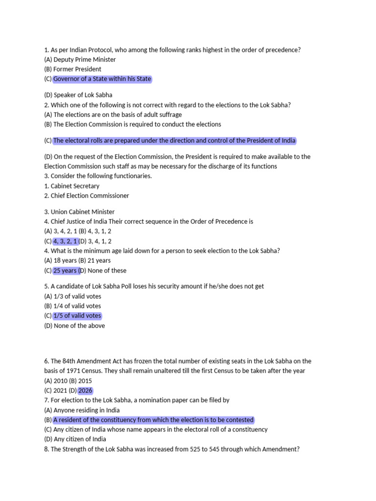 Indian Lok Sabha Election Insights | PDF | Democracy | Political Ideologies