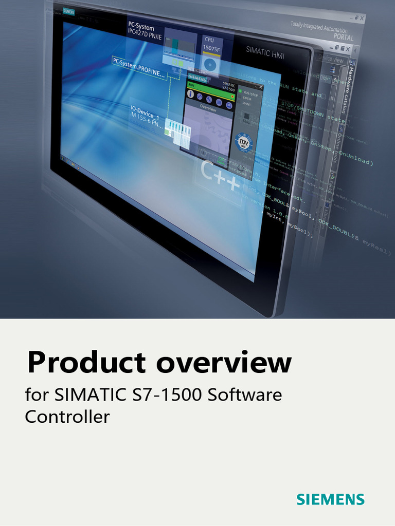 SIMATIC S7-1500 Software Controller Overview | PDF | Computing