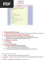 Class 11 Accountancy Notes Summary | PDF | Debits And Credits ...