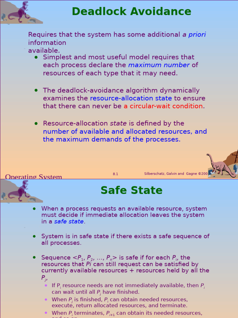 Deadlock Avoidance in Operating Systems | PDF | Graph Theory ...