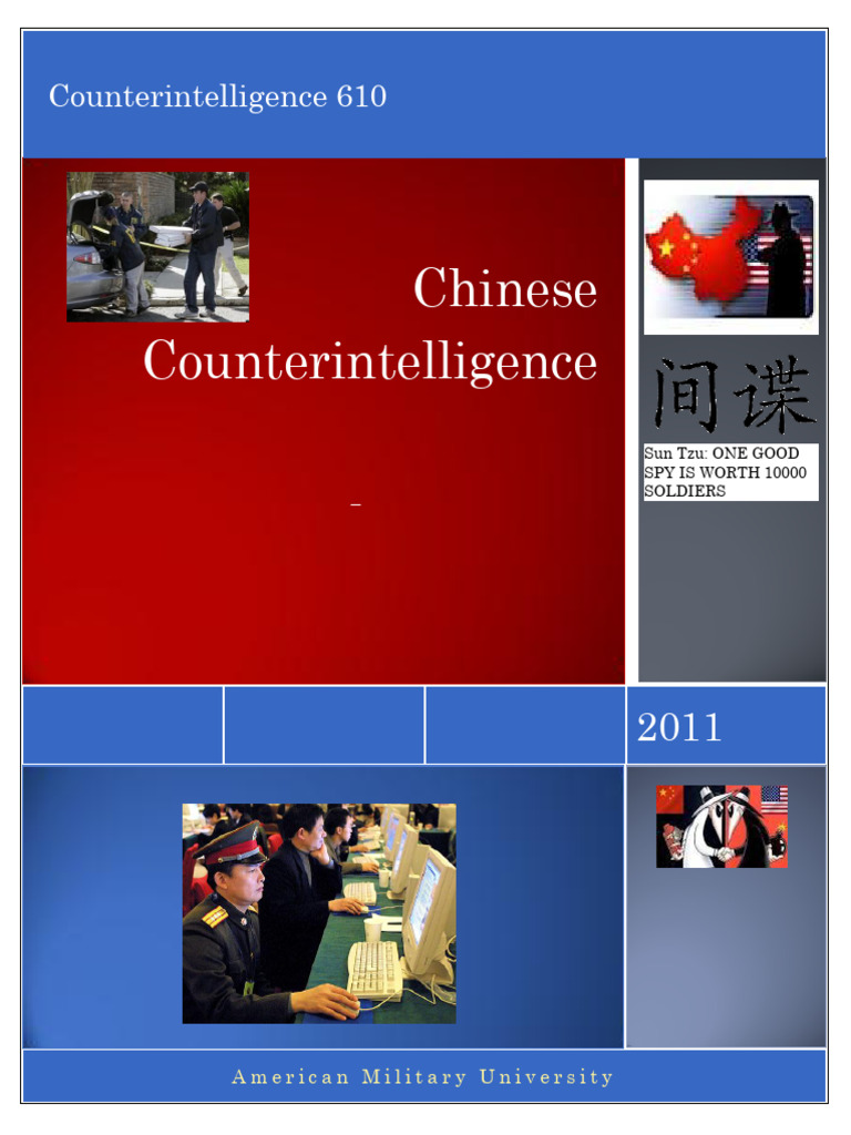 Chinese Counterintelligence Tactics Explained | PDF ...