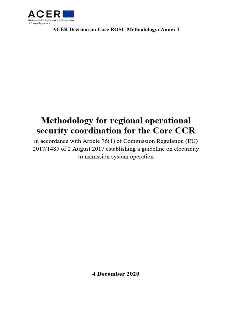 Core ROSC Methodology Overview | PDF | Methodology | Quantitative Research