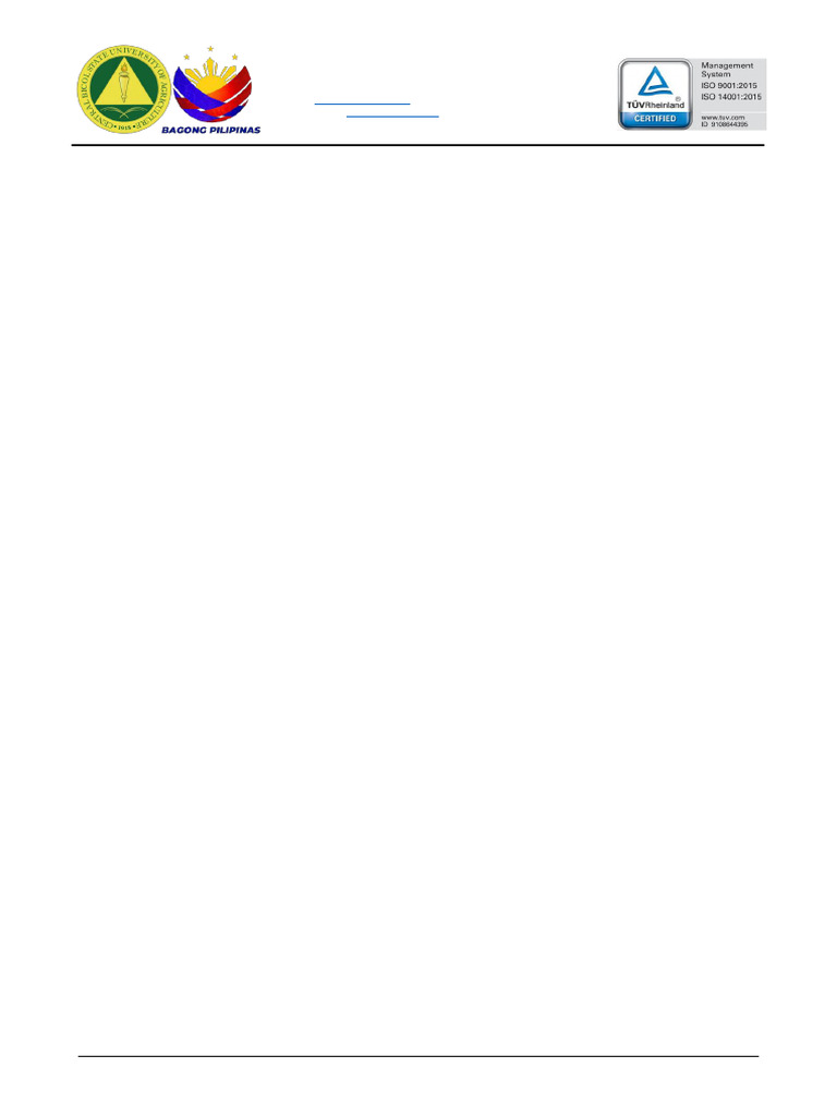CBSUA Student Activity Waiver Form | PDF