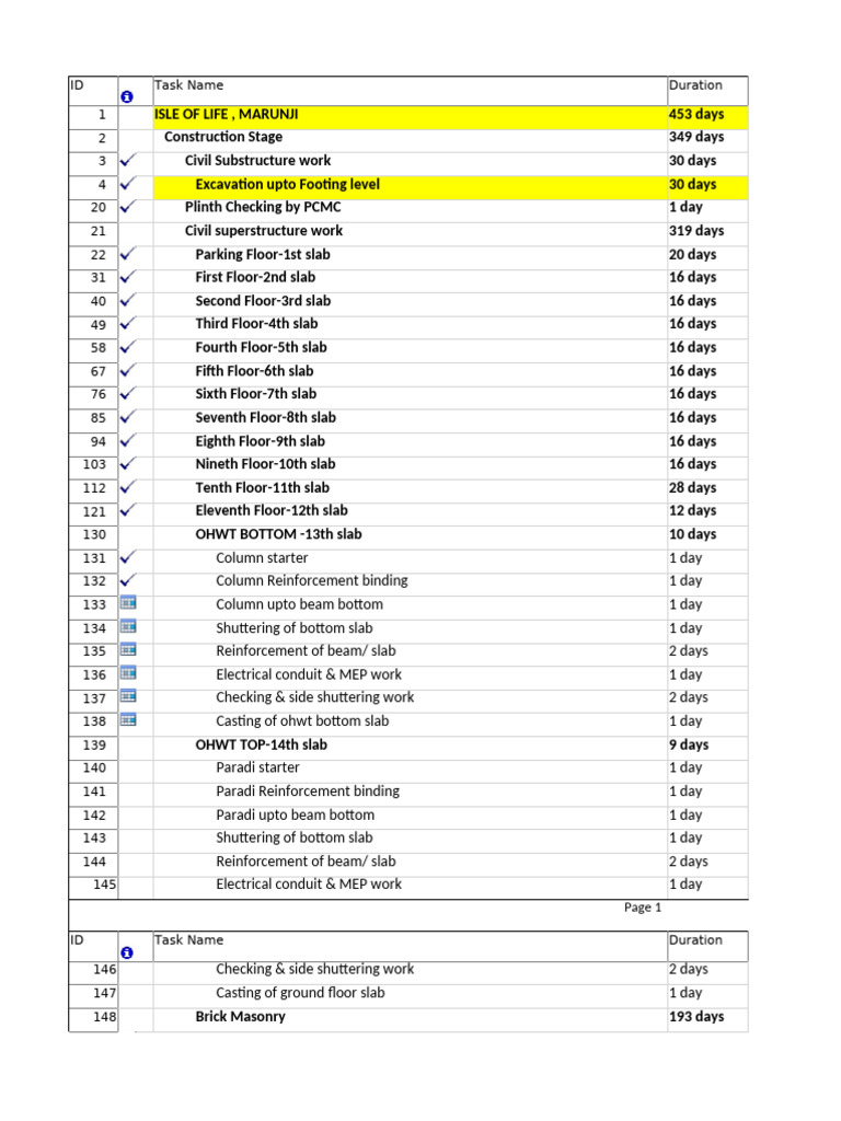 A BLDG Schedule - 29.1.25 R3 | PDF | Civil Engineering | Structural ...