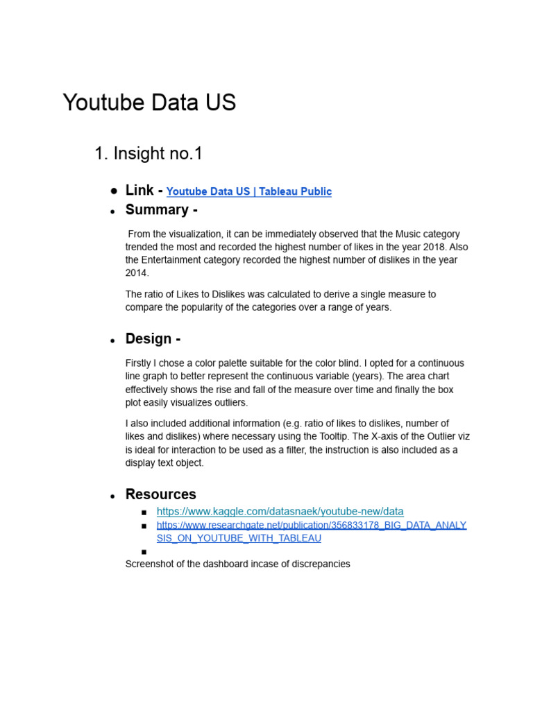 YouTube Trends Analysis 2018 | PDF | Information Science