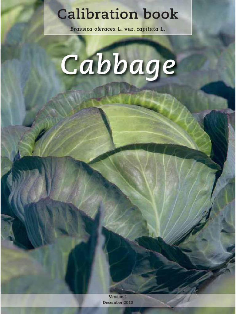 Naktuinbouw Cabbage Calibration Guide | PDF | Leaf | Cabbage