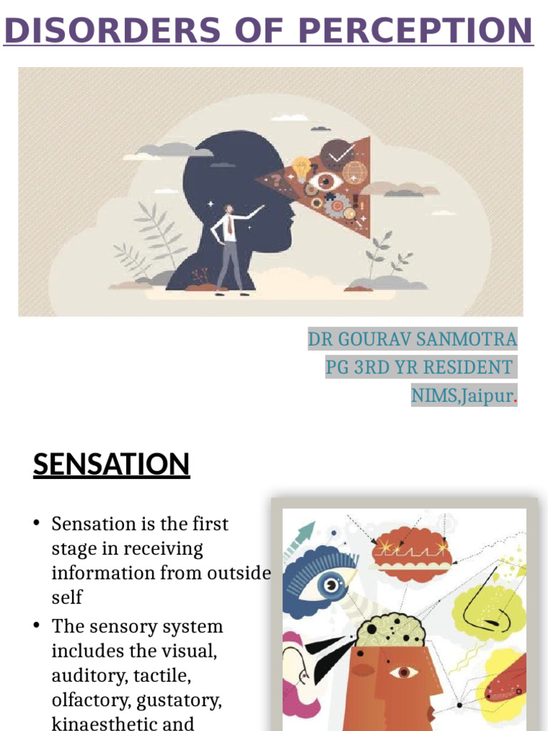 Understanding Perception Disorders | PDF | Hallucination | Perception
