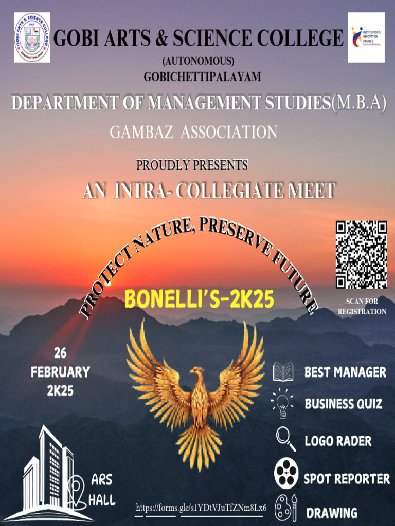 Invitation Intra Bonelli's Event 2K25 | PDF