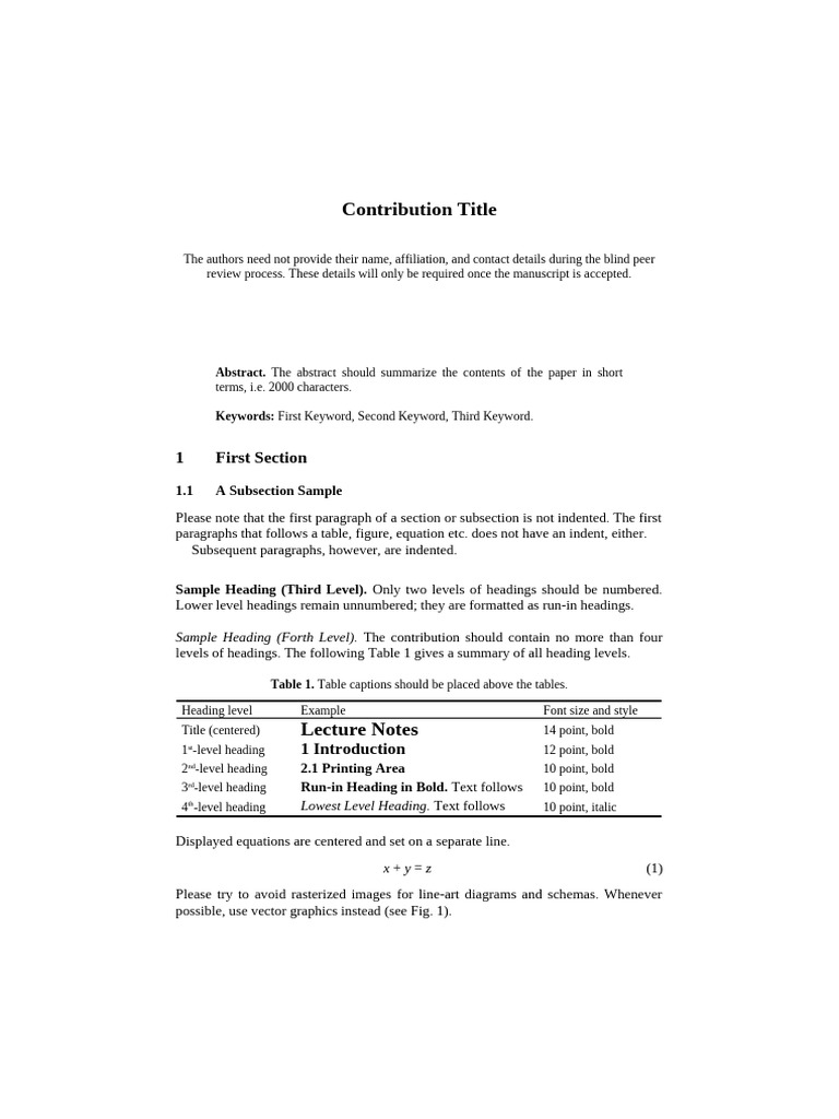 Manuscript Submission Guidelines | PDF | Abstract (Summary) | Publishing