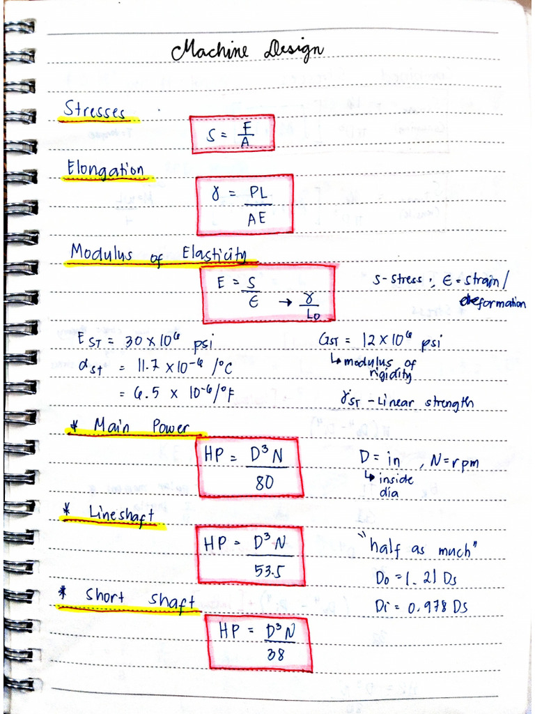 MD Formulas | PDF