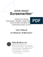 Screenwriter 6 Users Manual