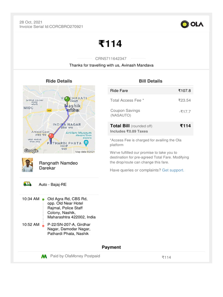 CRN5711642347 | PDF | Invoice | Payments