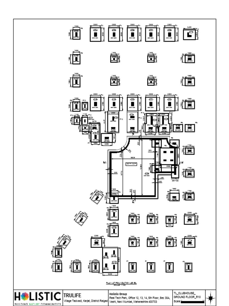TL Clubhouse Structural Plan at Foundation | PDF